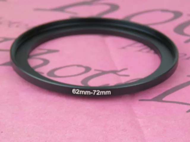 62mm to 72mm Stepping Step Up Filter Ring Adapter 62mm-72mm 2