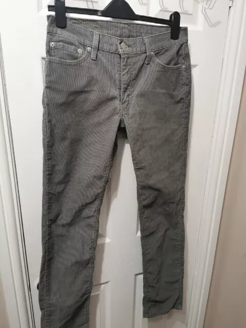 Levi's Men's 511TM Slim Jeans, Pewter Cord, Grey 30W / 32L