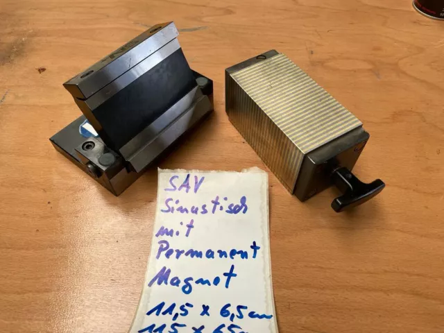 SAV Sinustisch mit permanent Magnet 115mm x 65mm inkl. Mwst. 2
