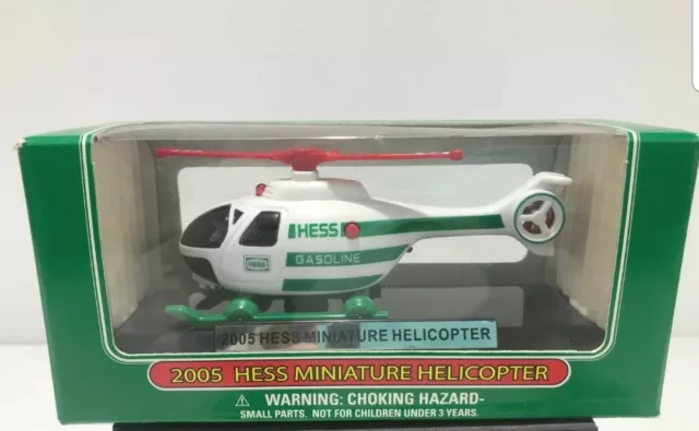 2005 Hess Mini Helicopter Brand New in Box. Tested no battery included 🔥🔥