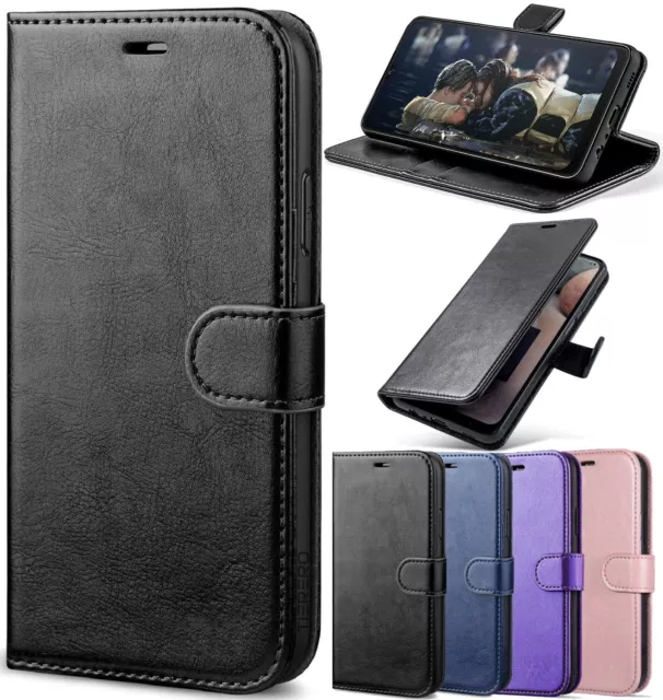 For Samsung Galaxy S10 Case Leather Wallet Book Flip Stand Hard Cover For S10