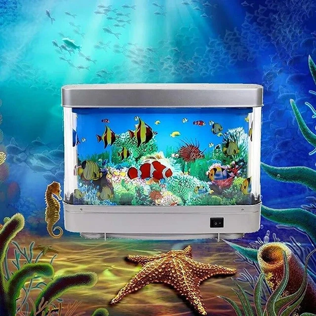 Artificial Tropical Fish Lamp Aquarium Decorative Virtual Ocean Lightahead