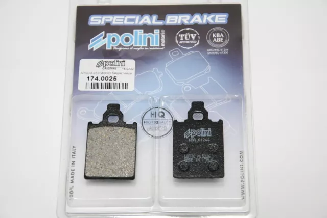 Polini Brake Pads Kit, 51.1x31.6x5.5mm