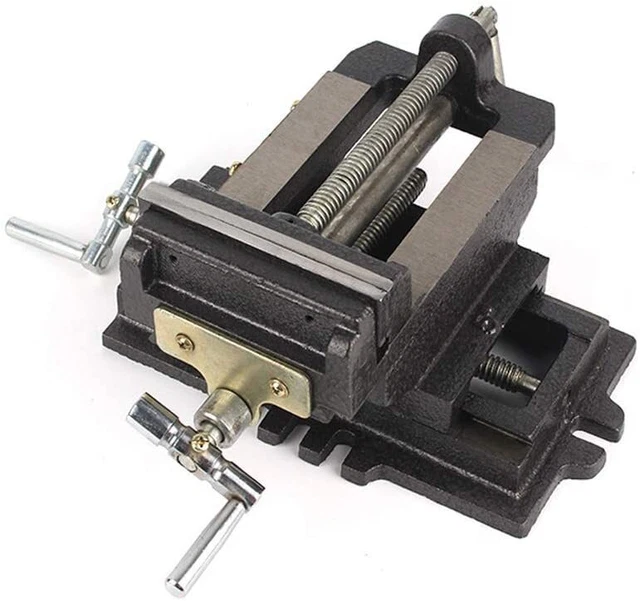 MYOYAY 5"Cross Slide Vise 2 Way X-Y Compound Vise Drill Press Milling Vise 5"...