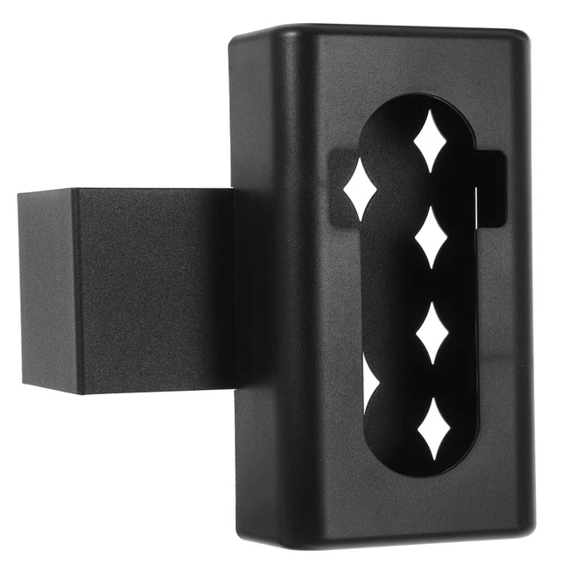 Soporte de timbre inalámbrico montaje de campana de puerta timbre de video acero negro