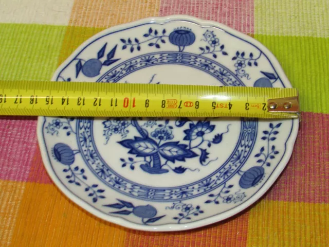 HUTSCHENREUTHER - BLAU ZWIEBELMUSTER - Brotteller Coup d=~16cm MEHR 2