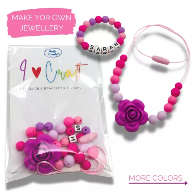 Grafix GL Make Your Own Jewellery Bead & Weave Bracelet Making Set - New