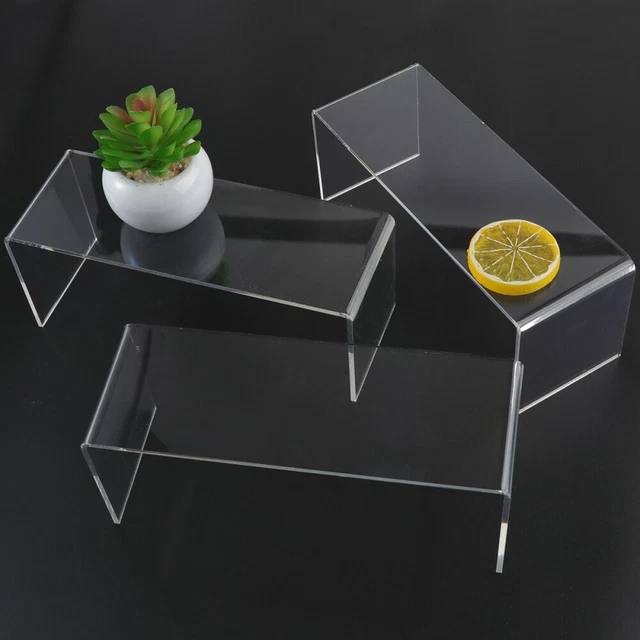 3 pz supporto display cupcake riser acrilico