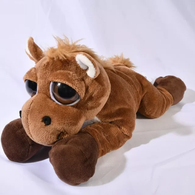 Floppy Bright Eyes Horse 15" by The Petting Zoo Big Eyes Soft And Cuddly