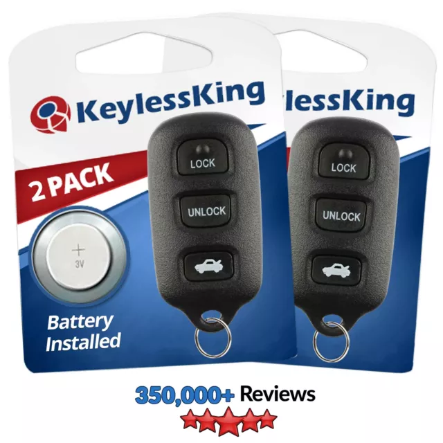 2 Keyless Entry Remote Key Fob for 2003 2004 2005 2006 2007 2008 Toyota Matrix