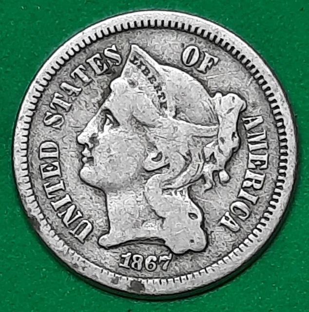 1867 Three Cent Piece!