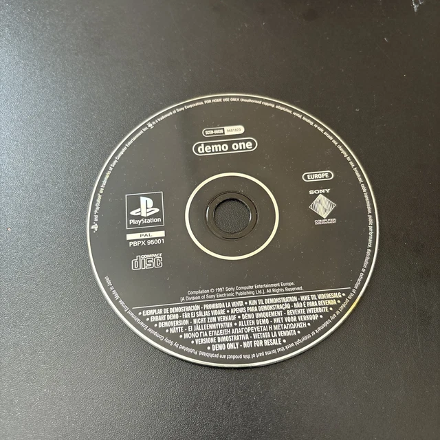 Playstation Demo Disc Red Sony Playstation One PS1 PSX Game Disc Only