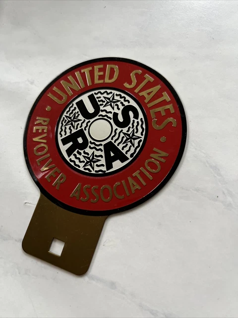 United States revolver association USRA license plate topper