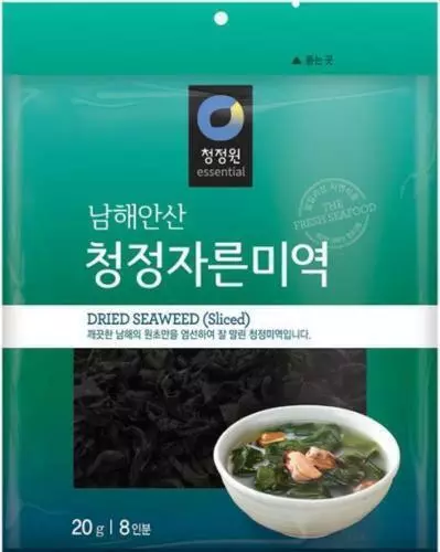 ChungJungOne Pre-cut Sliced Dried Seaweed Sea Mustard Miyeok Wakame Soup 20g