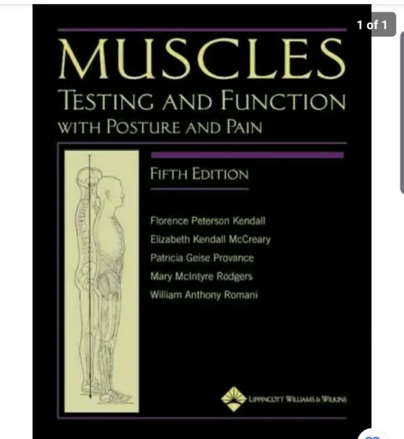 Muscles : Testing and Function, With Posture and Pain, Hardcover by Kendall, ...