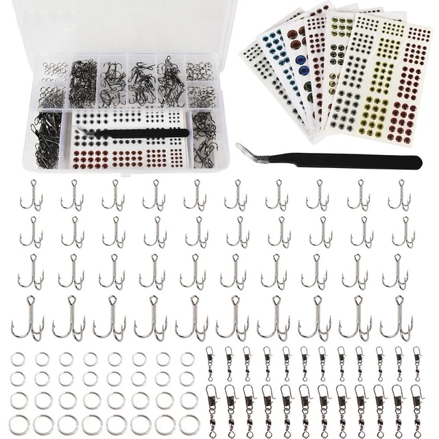 Für verschiedene Größen von Haken Angelhaken 228 Sets Angeltackle kohlenstoff