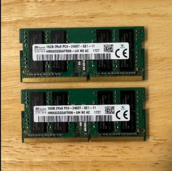 SK hynix 16GB ×2（計32GB）DDR4 PC4-2400T SKhynix 16GB×2 32GB 2Rx8