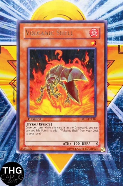 Volcanic Shell FOTB-EN009 1st Edition Rare Yugioh Card
