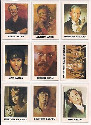 1993 AIDS Awareness Trading Cards Pick / Choose Your Card / from Eclipse / bx43