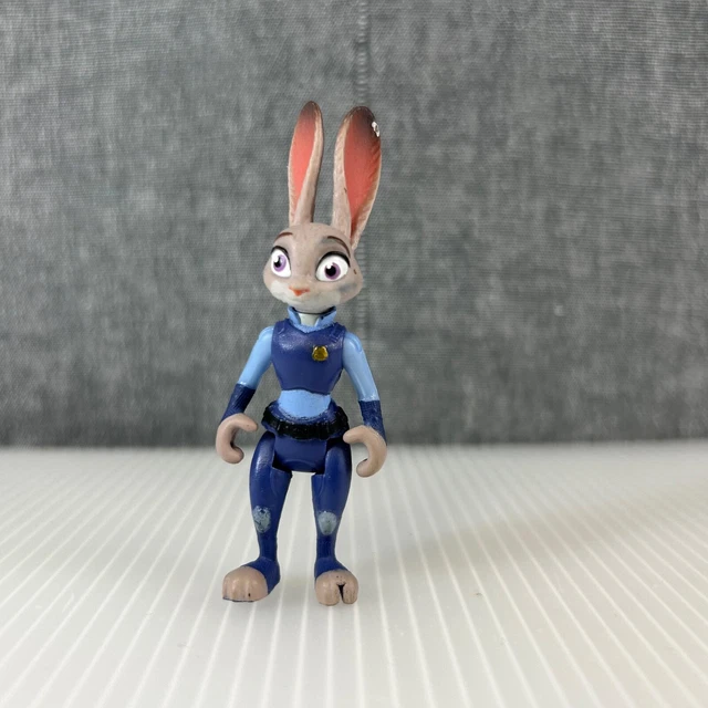 Walt Disney Zootopia Officer Judy Hopps 3" Inch Action Figure Tomy Rabbit Bunny