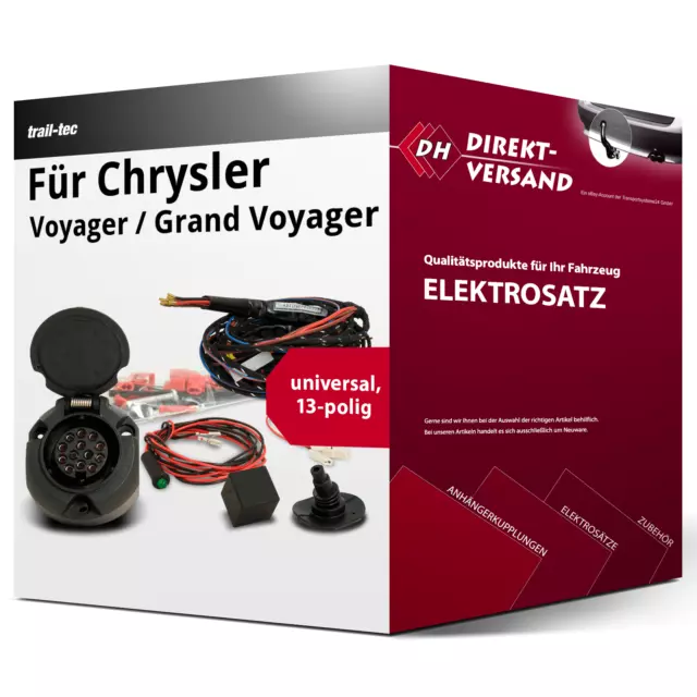 Für Chrysler Voyager III Typ GS Elektrosatz 13polig universell neu