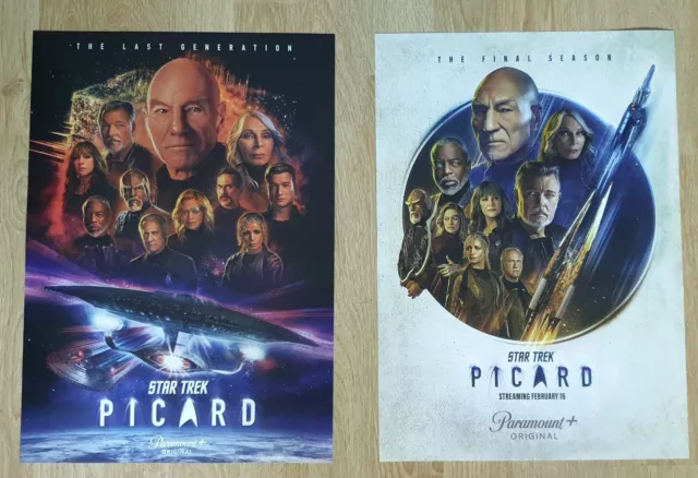 Star Trek Picard Final Season & episode Posters A3 brand new