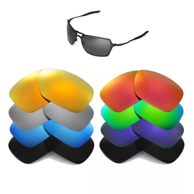 Walleva Replacement Lenses for Oakley Inmate Sunglasses - Multiple Options