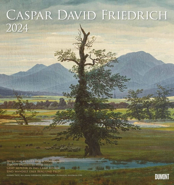 CASPAR DAVID FRIEDRICH 2024 - Kunst-Kalender - Wand-Kalender - 45x48