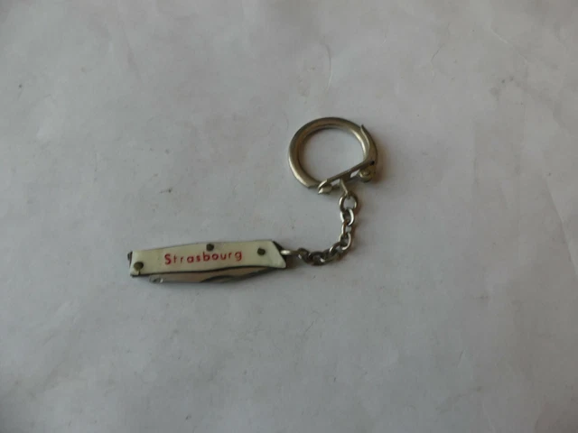 Porte Clé Métal Couteau Ville De Strasbourg