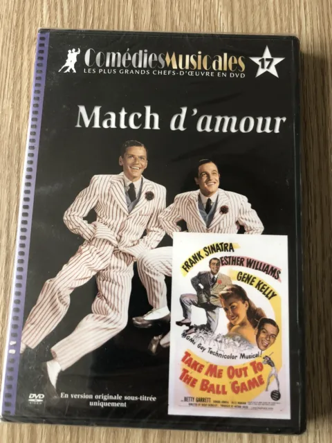Film Match D’amour Frank Sinatra Gene Kelly Dvd Neuf Blister Français Rare