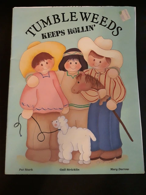 Libro de pintura Tumbleweeds Keep Rollin Tole Stark Stricklin Darrow Southwest (i5)
