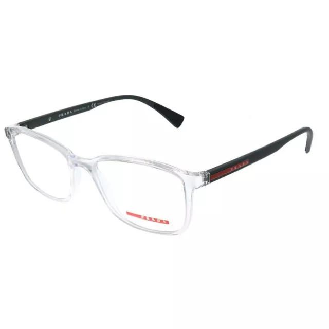 Prada Linea Rossa Lifestyle PS04IV 2AZ1O1 Transparent  Rectangle Eyeglasses