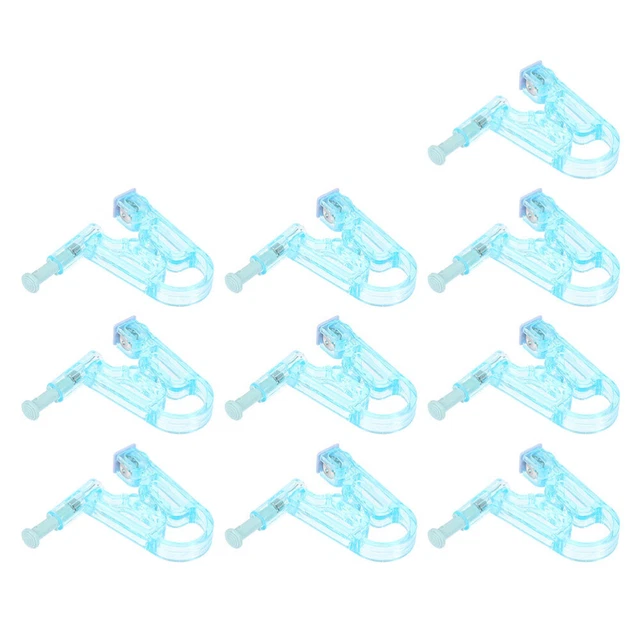10 pz kit piercing orecchio portatile foro piercing sicurezza orecchio piercing