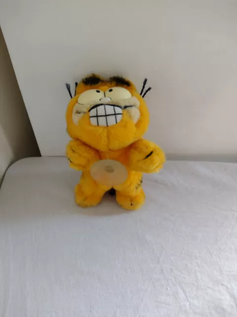 Garfield Small Stuck On You Plush Soft Toy 1980s Fun Farm By Dakin Vintage