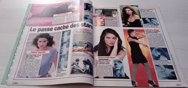 CATHERINE RINGER FRANCESCA Dellera VOICI N°352 1994 coupure de presse ...