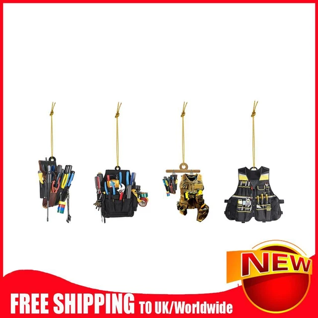 Electric Tool Pattern Pendant Indoor Outdoor Craft Ornament Windows Home Decor