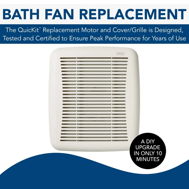 BROAN-NUTONE BKR60 QUICKKIT Ultra-Quiet Bath Fan Replacement Motor and Cover/... $65.36 ...