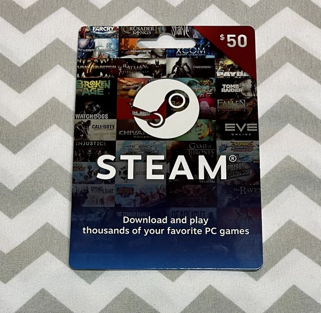 50 STEAM VALVE Gift Card All receipts kept! Fast shipping! 79.99