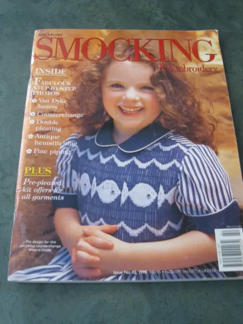 Australian Smocking & Embroidery: Issue no. 42:Patterns attached    :Preloved