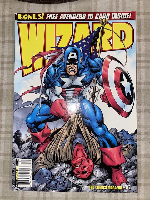 CAPTAIN AMERICA Wizard Comics Magazine BONUS Vol. 1 No. 76 Dec 1997 Marvel