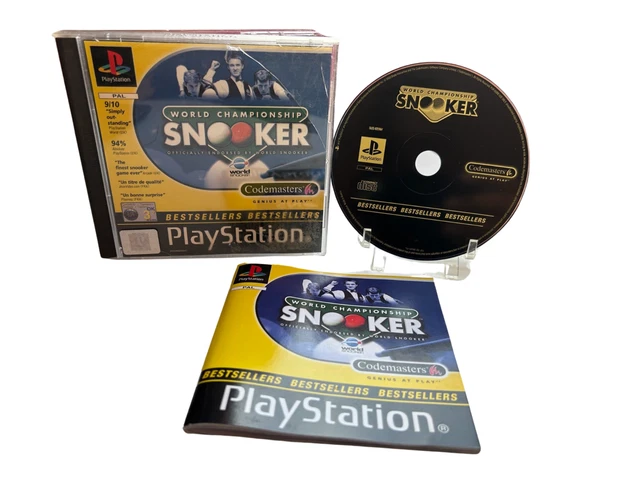 World Championship Snooker Sony PS1 (One) Game | VGC | Complete with Instruction