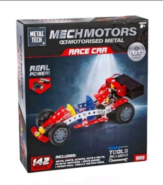 MECH MOTORS MOTORISED Metal Race Car Gift Toys Boys Girls £7.73 ...
