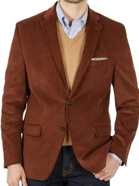 Lauren Ralph Lauren Mens 40L VICUNA BROWN Ultra Flex Corduroy Blazer Sport Coat Lauren Ralph Lauren Mens 40L VICUNA BROWN Ultra Flex Corduroy Blazer Sport Coat