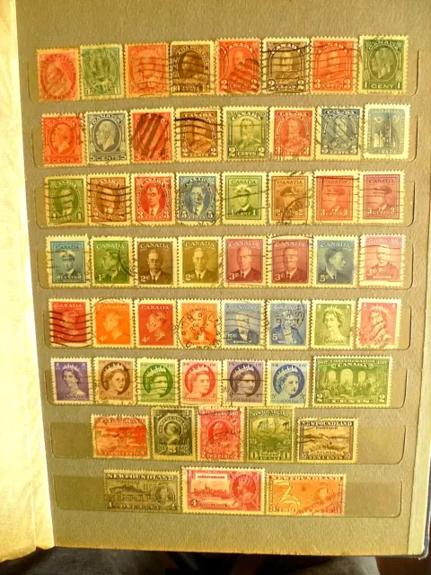 Canada & Newfoundland old stamp collection, including several valuable sets.