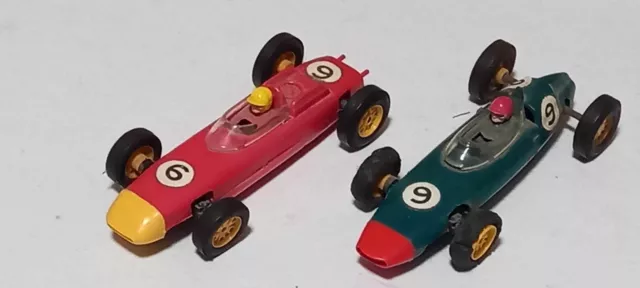 Triang Scalextric BRM C.72 & Porsche F1 C.73 Cars