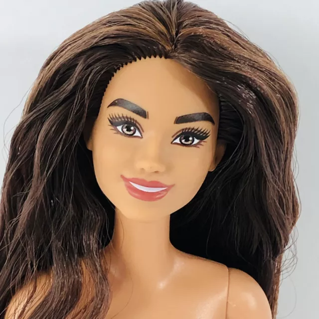 Nude Hybrid Barbie Doll Fashionistas Beauty Made To Move Body Thick