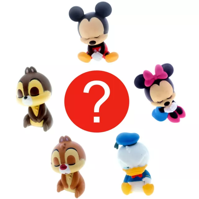 Disney Japan Blind Box Sleepy Mickey Minnie Mouse Chip Dale Figure 1 Random Toy