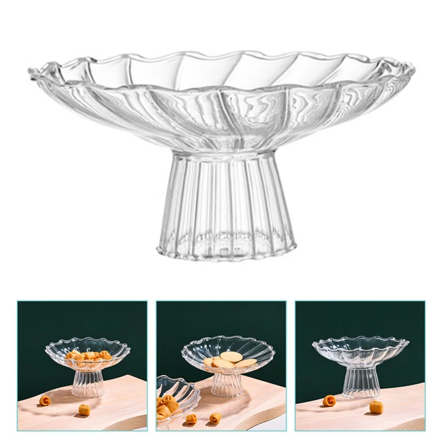 Porta Dessert Set Di Frutta Di Cristallo Teglie Per Cupcake Piatto Snack