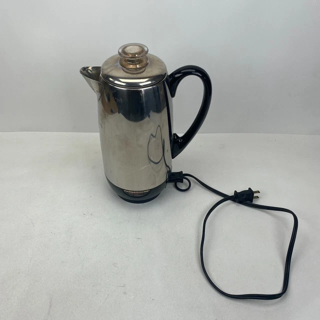 VTG FABERWARE SUPERFAST Coffee Percolator 142 Electric 212 Cup Made