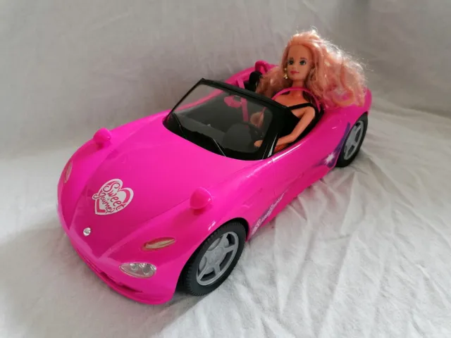 2010 Mattel Barbie Glam Rose Voiture de Sport Cabriolet, Retraité